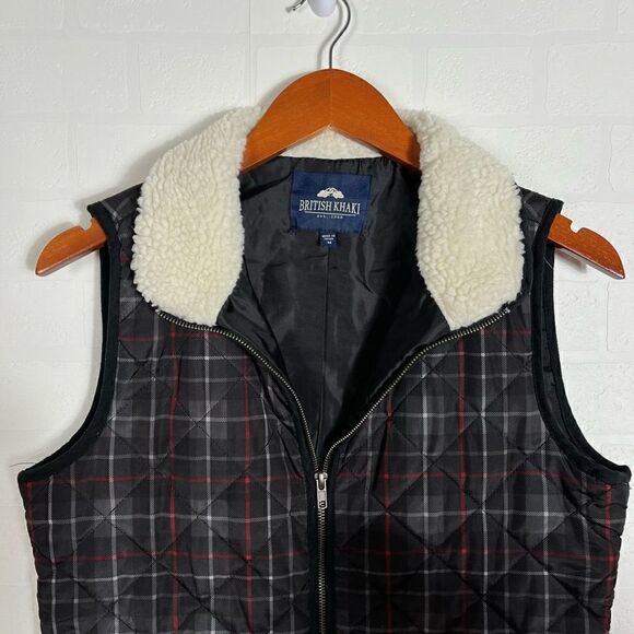 British Khaki Women’s Light weight Quilt Vest size medium - Picture 4 of 8